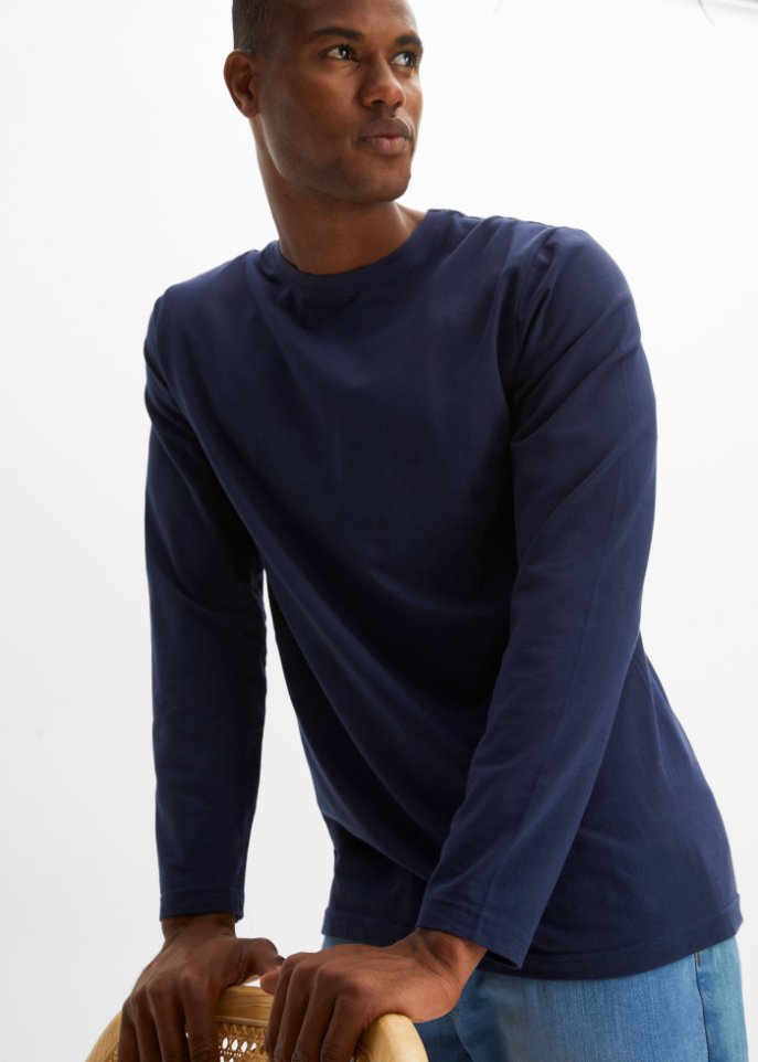 Essential Seamless-Langarmshirt aus Bio-Baumwolle