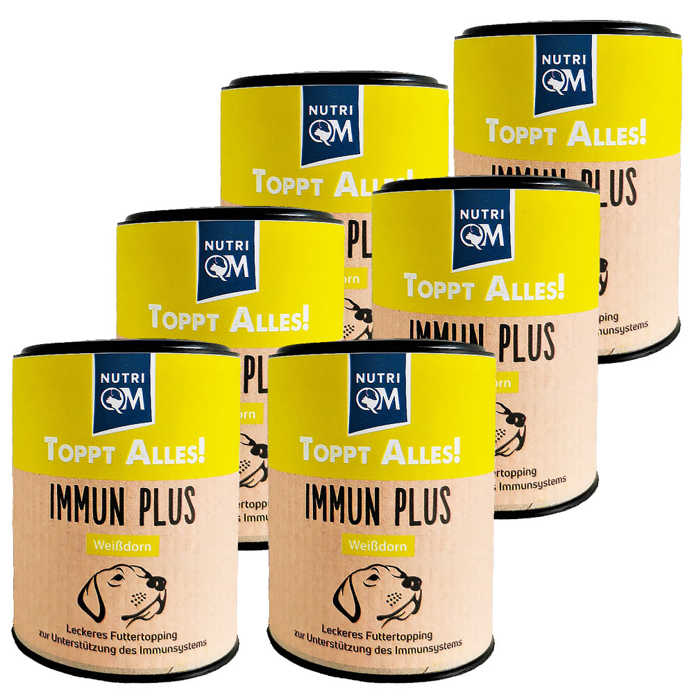 PetCom NutriQM Toppt Alles! Weißdorn 50 g - 6er Set