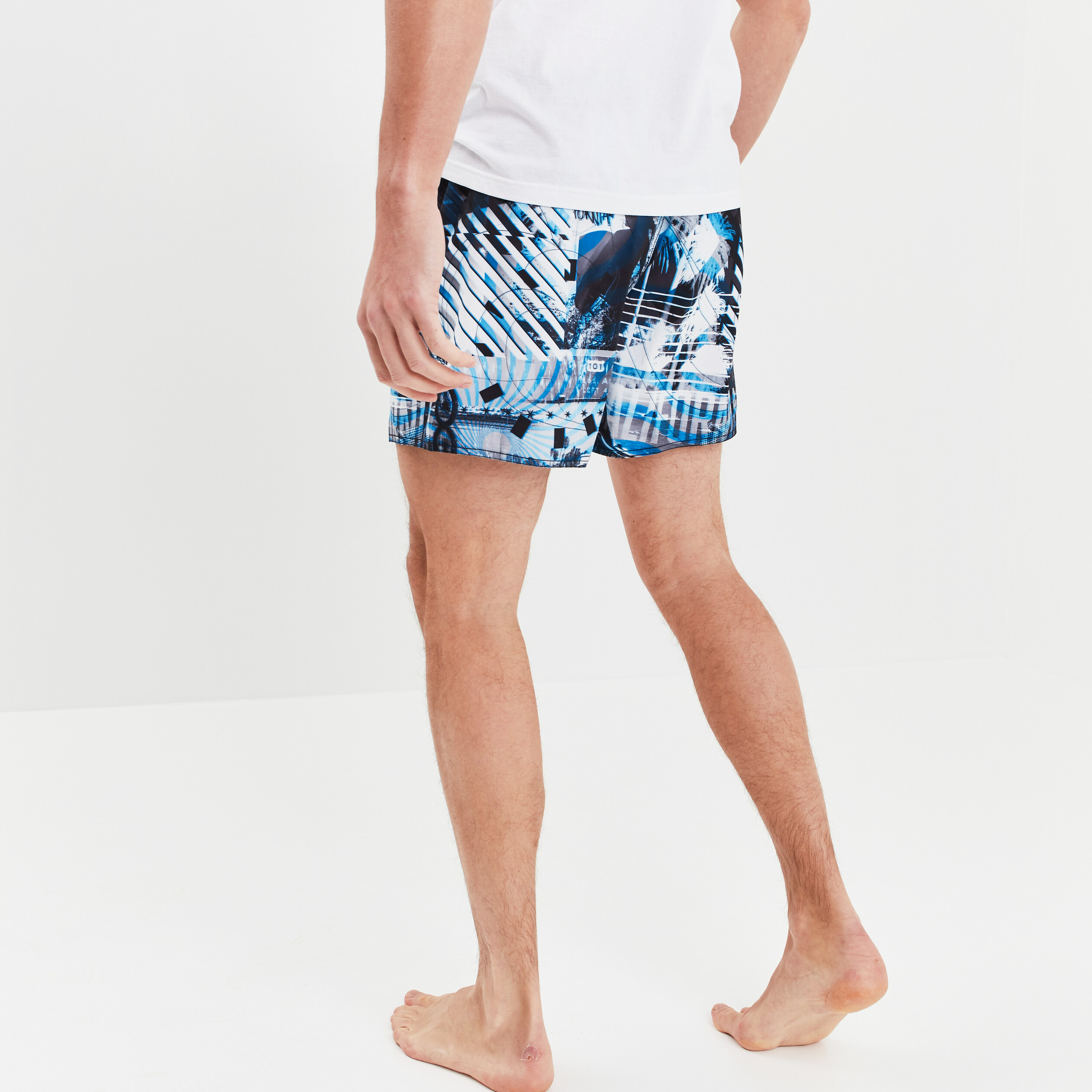 Short de bain Freegun bleu homme | La Halle
