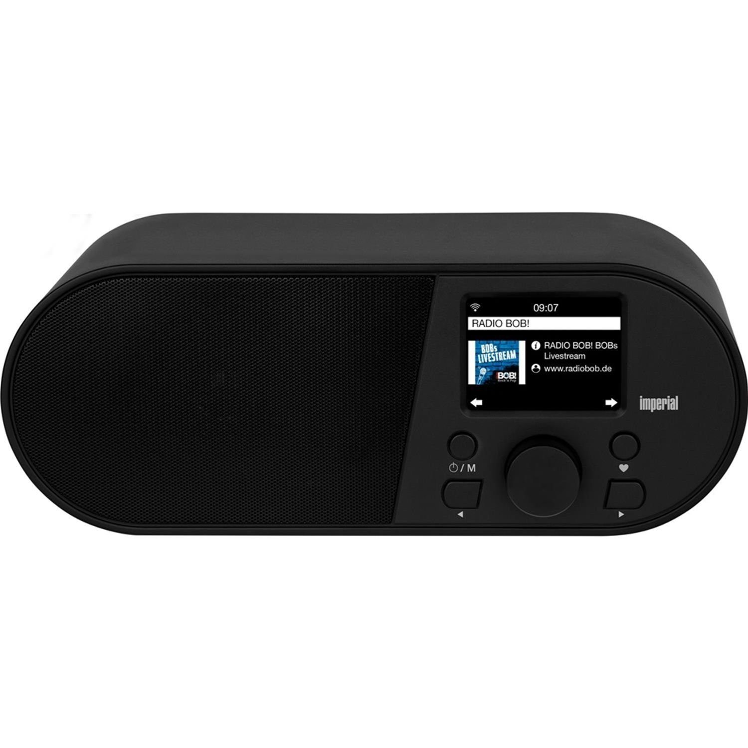 IMPERIAL by TELESTAR i105 Internetradio WLAN Mediaplayer USB DLNA Wecker Appsteuerung Internet-Radio (Internetradio, 5 W, Steuerung über kostenlose App)