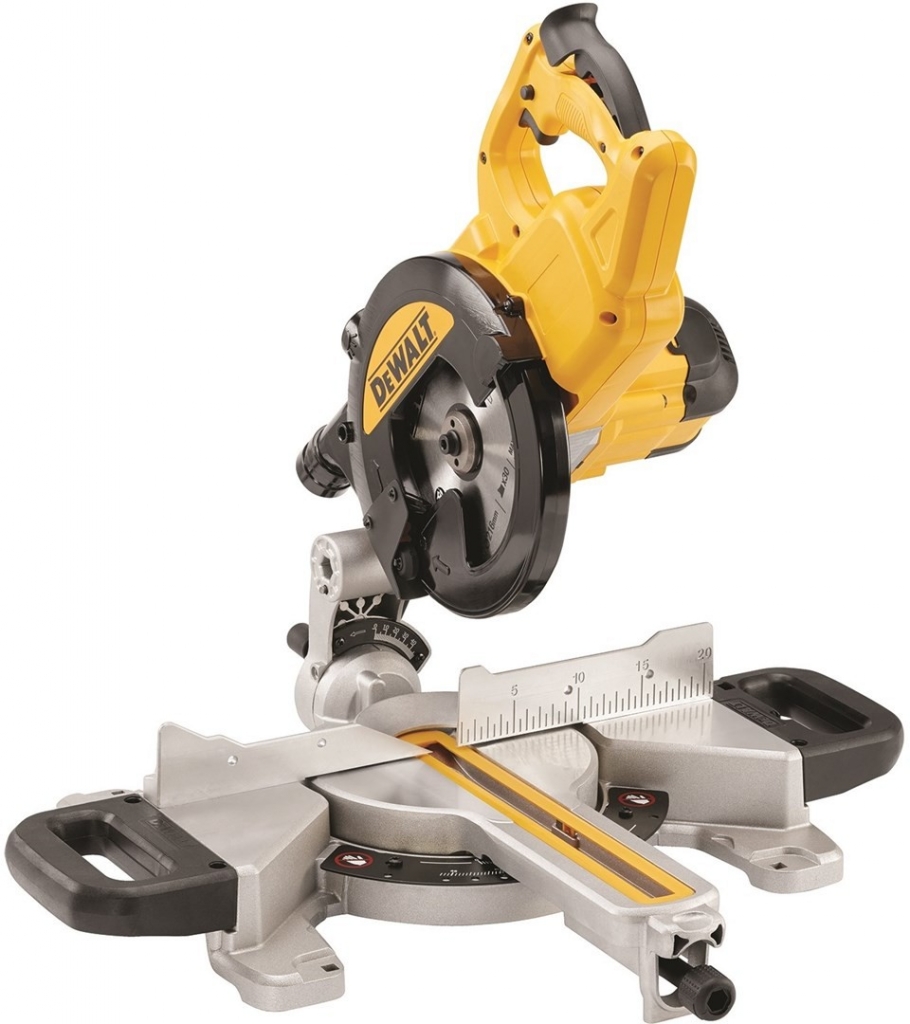 Fierăstrău telescopic pentru tăieri transversale și unghiulare DeWalt DWS773-QS 1300 W 216 mm
