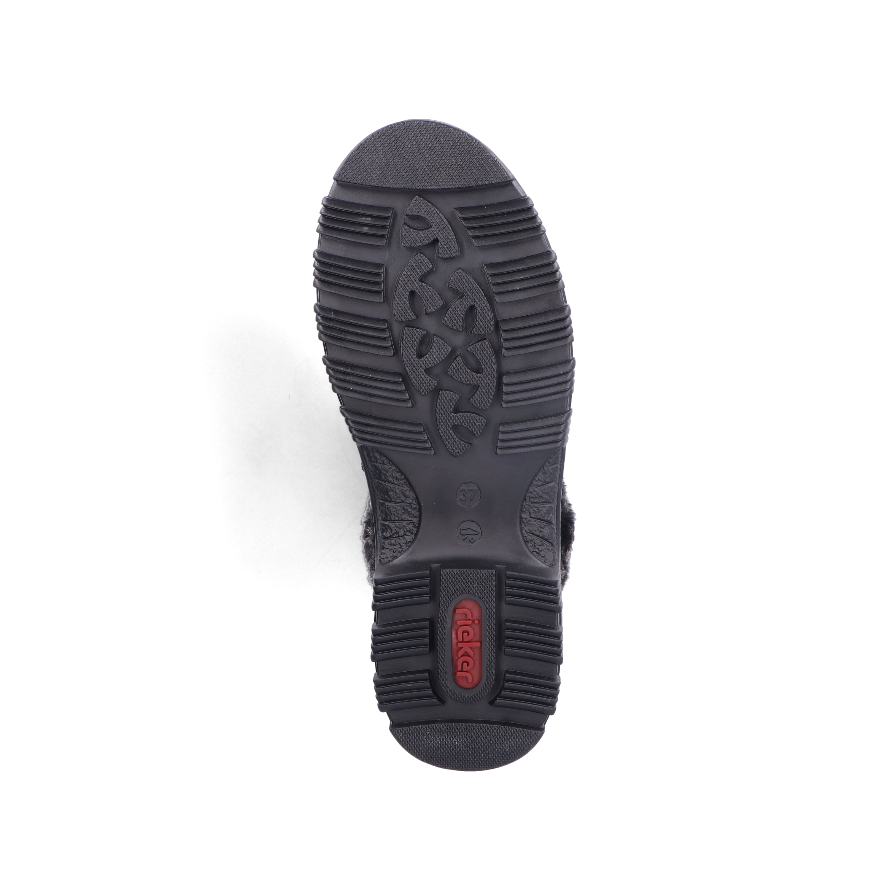 Rieker Damen Schnürstiefel tiefschwarz