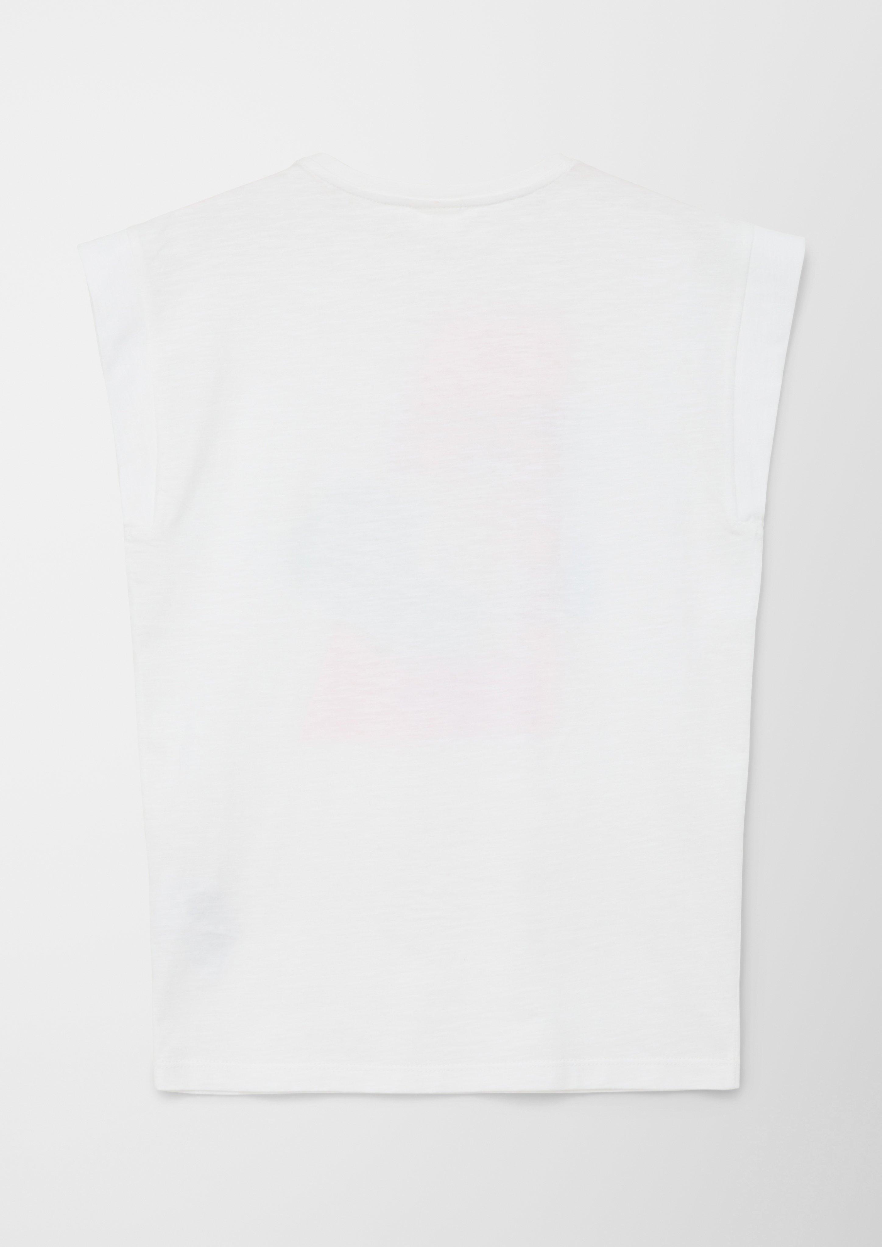 T-Shirt mit Kappärmeln  2128033-0100