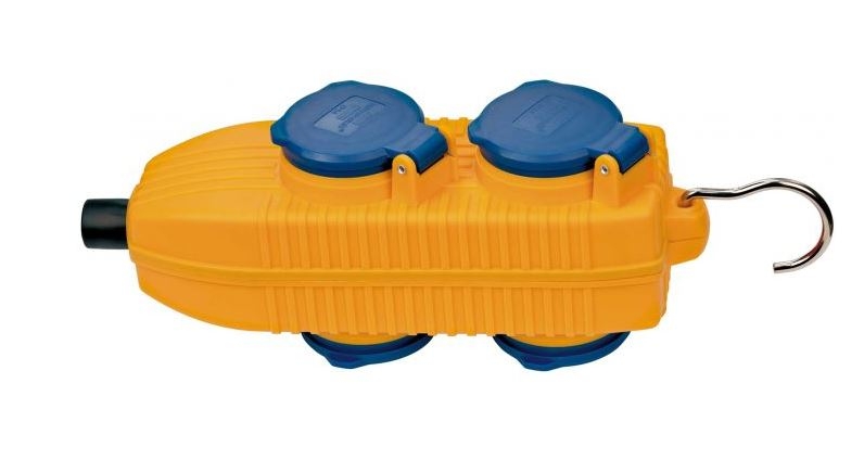 Brennenstuhl 1081070010 Bloc de prize 230V/16A IP54 cu 4 căi