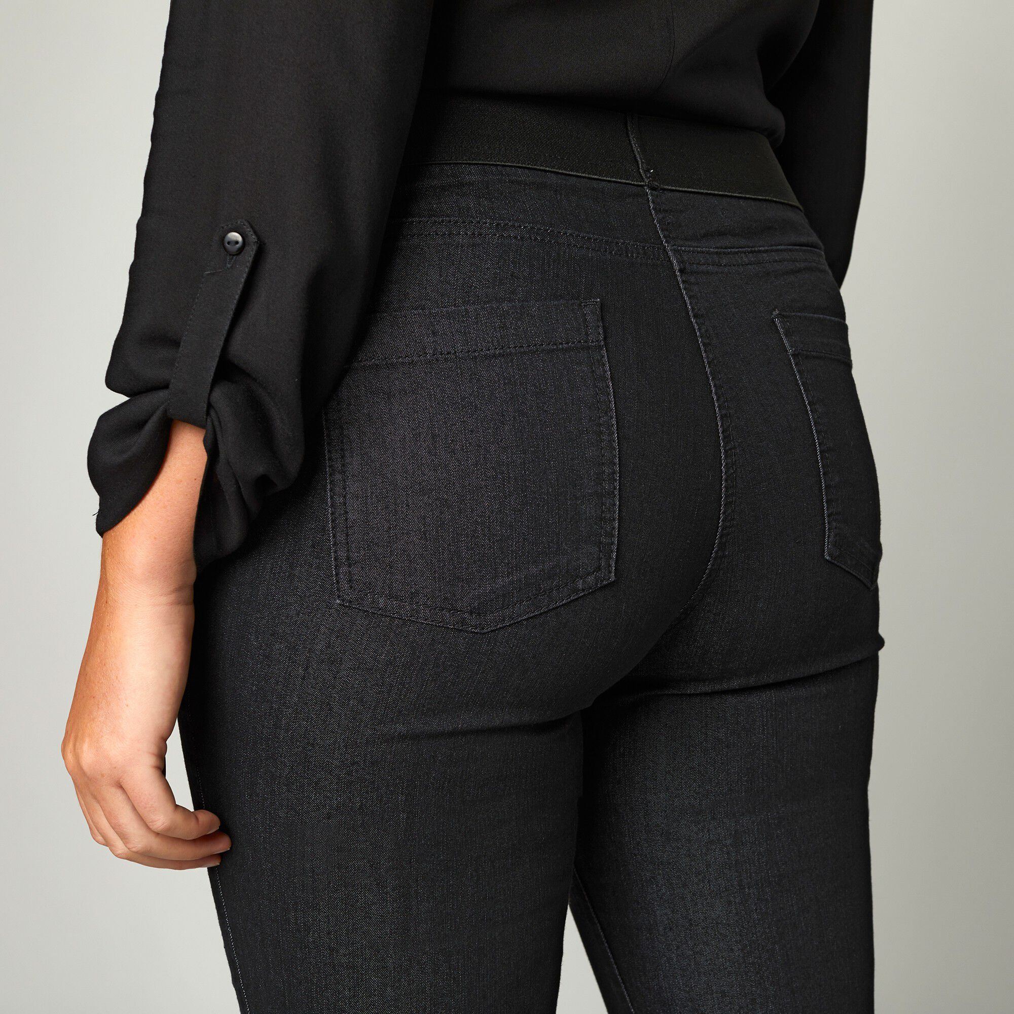 Jegging denim taille élastiquée