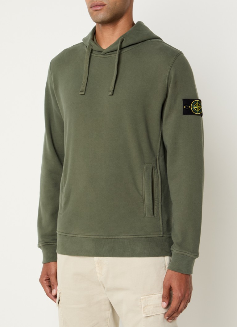 Stone Island 60820 felpa hoodie with logo