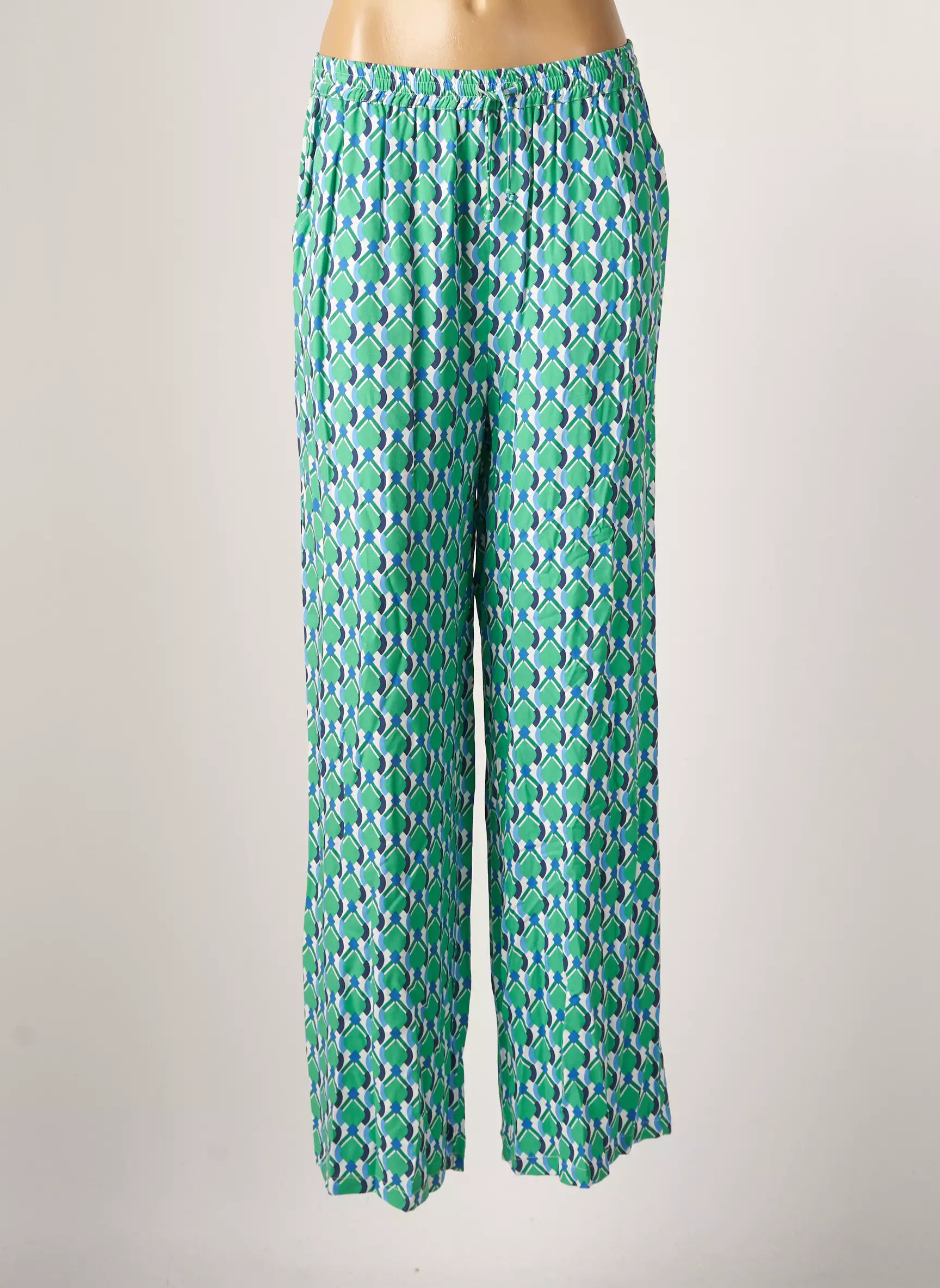 C Est Beau La Vie Pantalons Larges Femme couleur vert