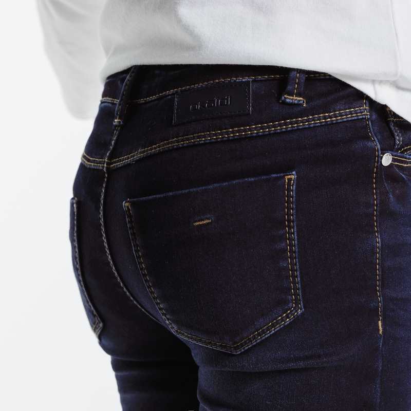 Jean skinny dark blue bleu fille