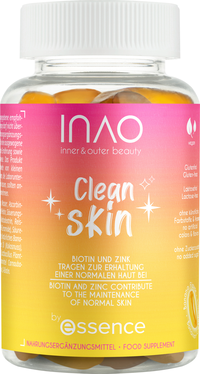 INAO Clean Skin gummies by essence 60 St, 180 g