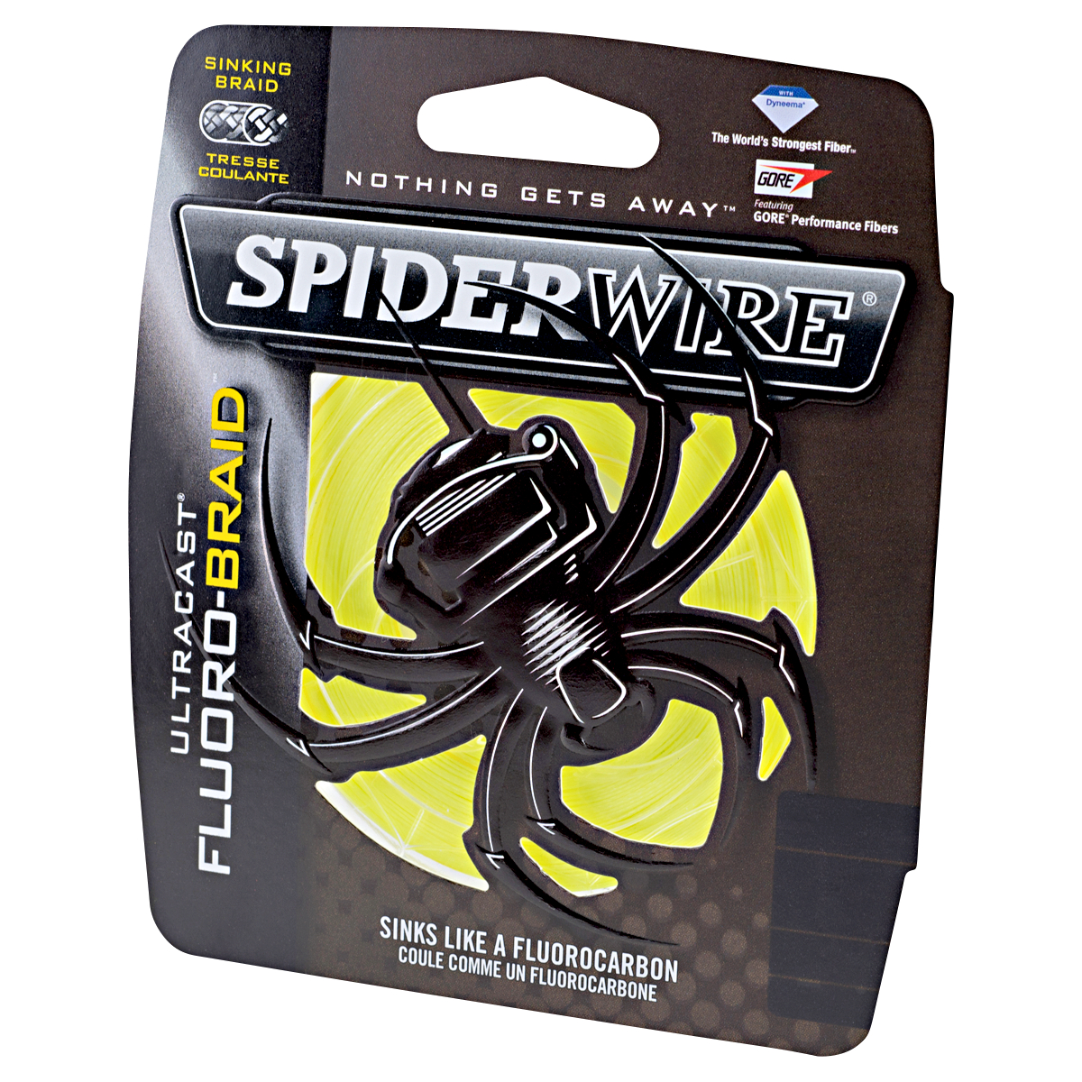Spiderwire Angelschnur Ultracast Fluorobraid (Yellow, 110 m)