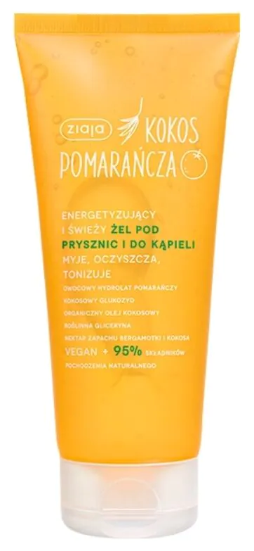 Ziaja Kokos i narandža Energizirajući i svježi gel za tuširanje i kupanje