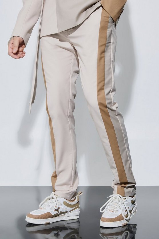 Tall Skinny Colorblock Anzughose