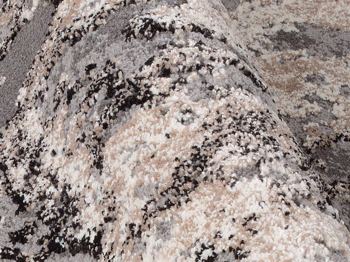 Webteppich Locri Hellgrau 65 x 130 cm