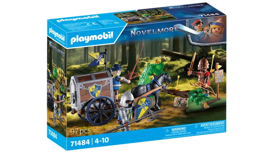 PLAYMOBIL 71484 - Novelmore - Überfall auf Transportwagen