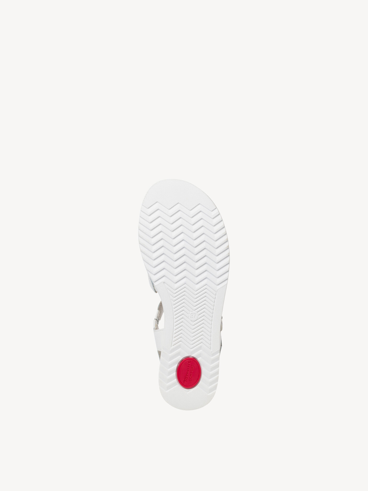 Sandale en cuir - blanc