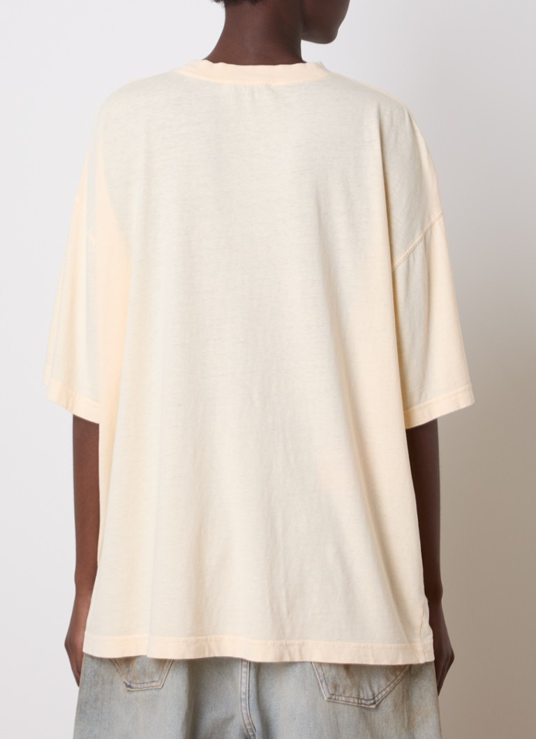 Acne Studios majica od organskog pamuka predimenzioniranih dimenzija s printom logotipa