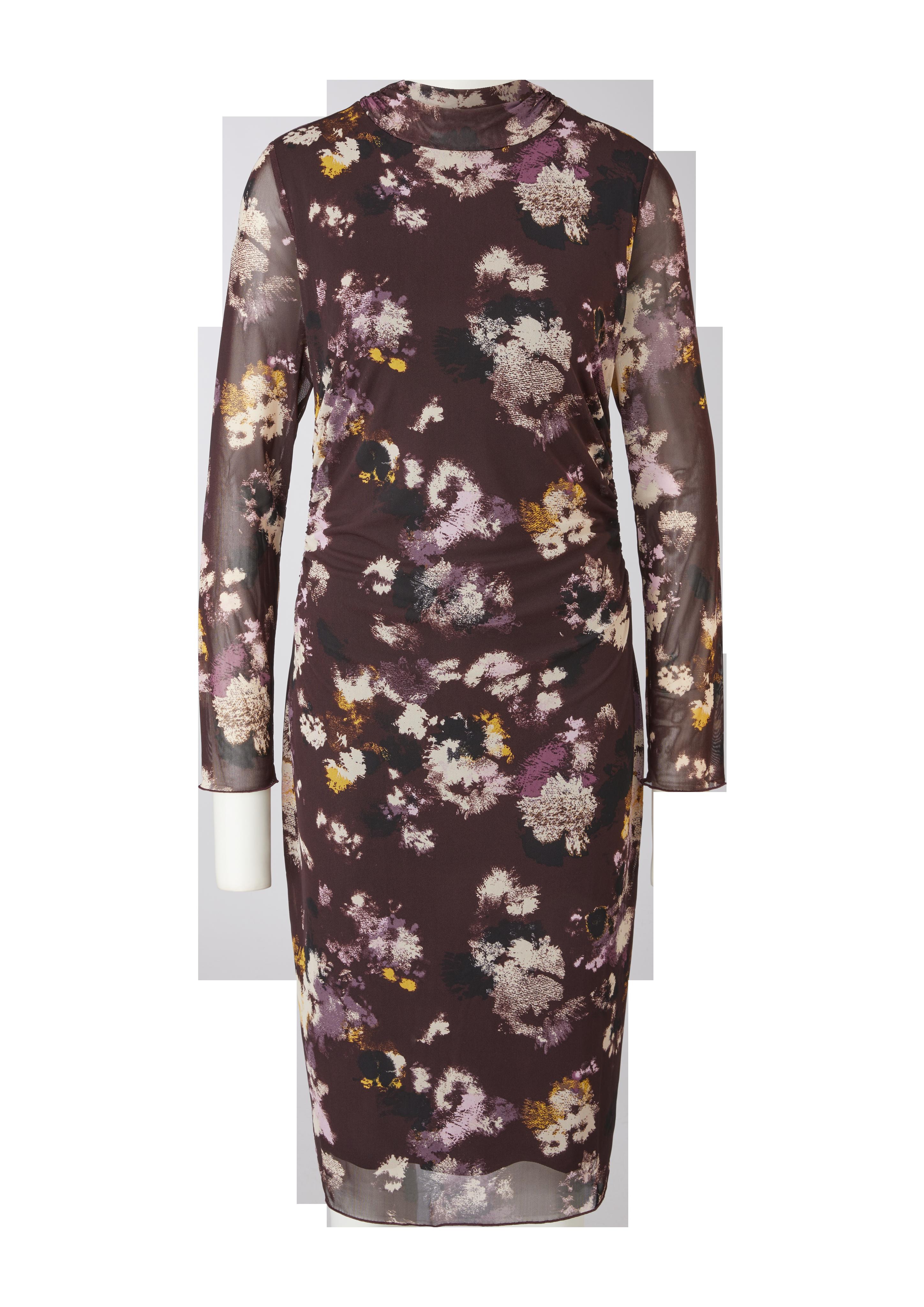 Mesh-Kleid mit Raffungen  2118568-49A0