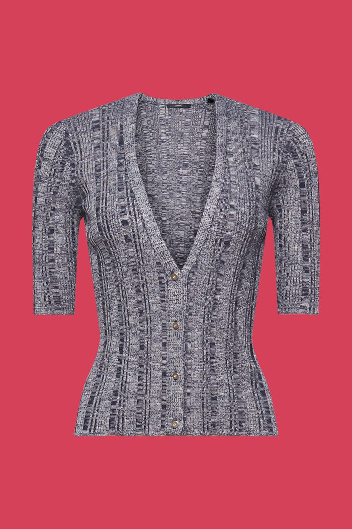 Kurzarm-Cardigan mit LENZING™ ECOVERO™