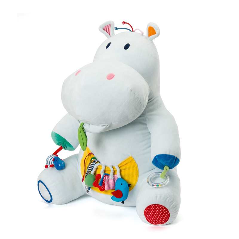 Peluche géante d'activités Axel l'hippo Oxybul