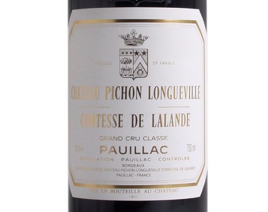 Château Pichon-Longueville Comtesse de Lalande 2000 Bordeaux Pauillac