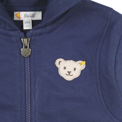 Sweatjacke, dunkelblau für Mädchen