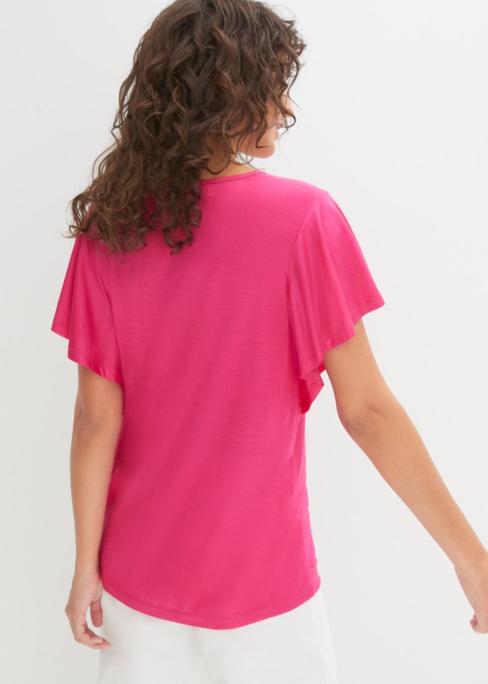 Shirt mit Volantärmel