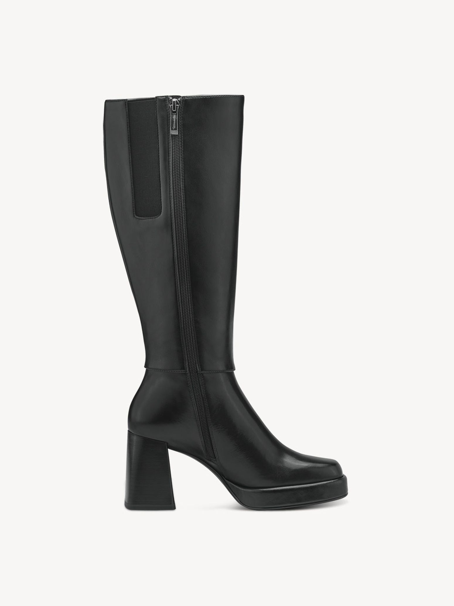 Bottes en cuir - noir