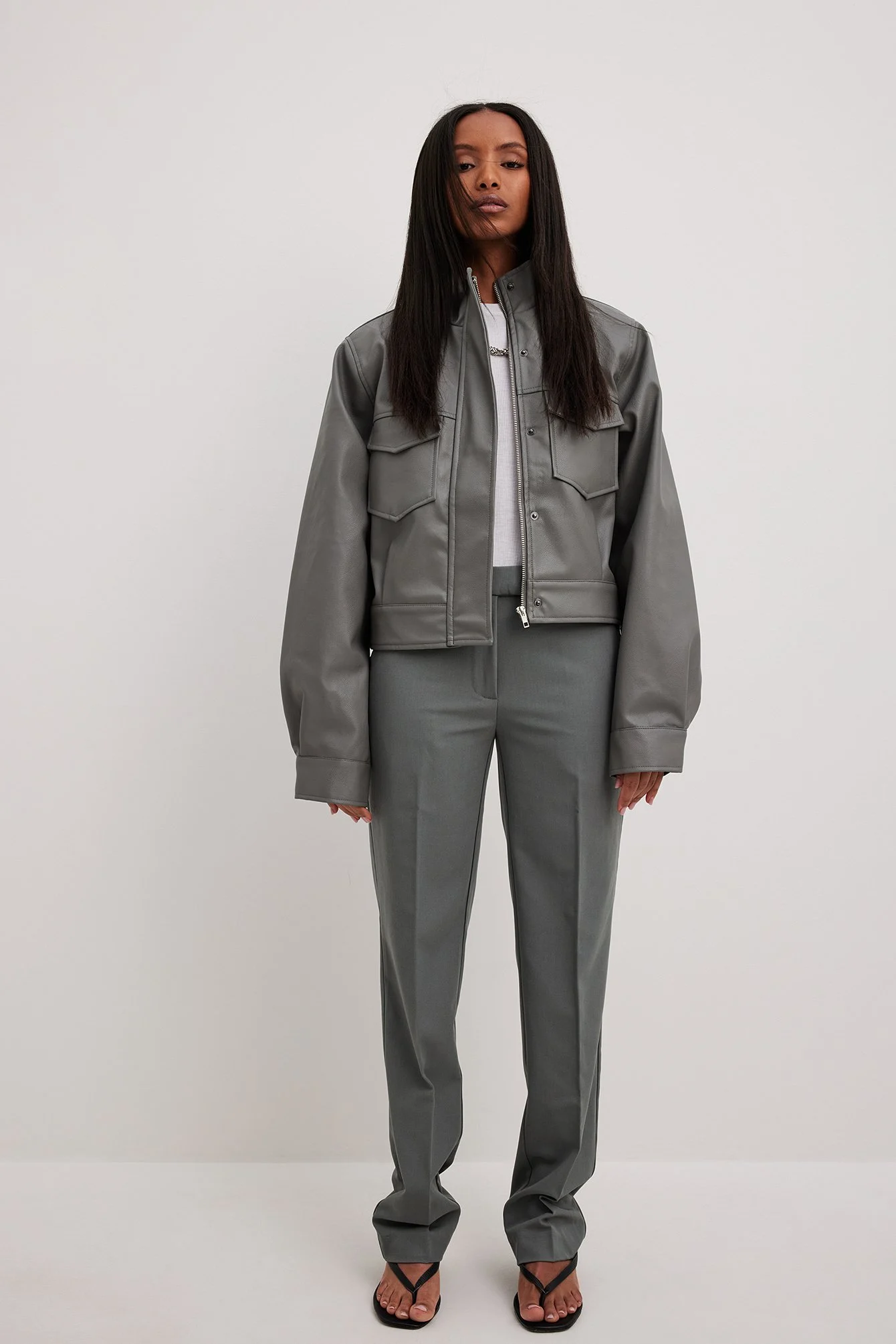 Anzughose mit niedriger Taille