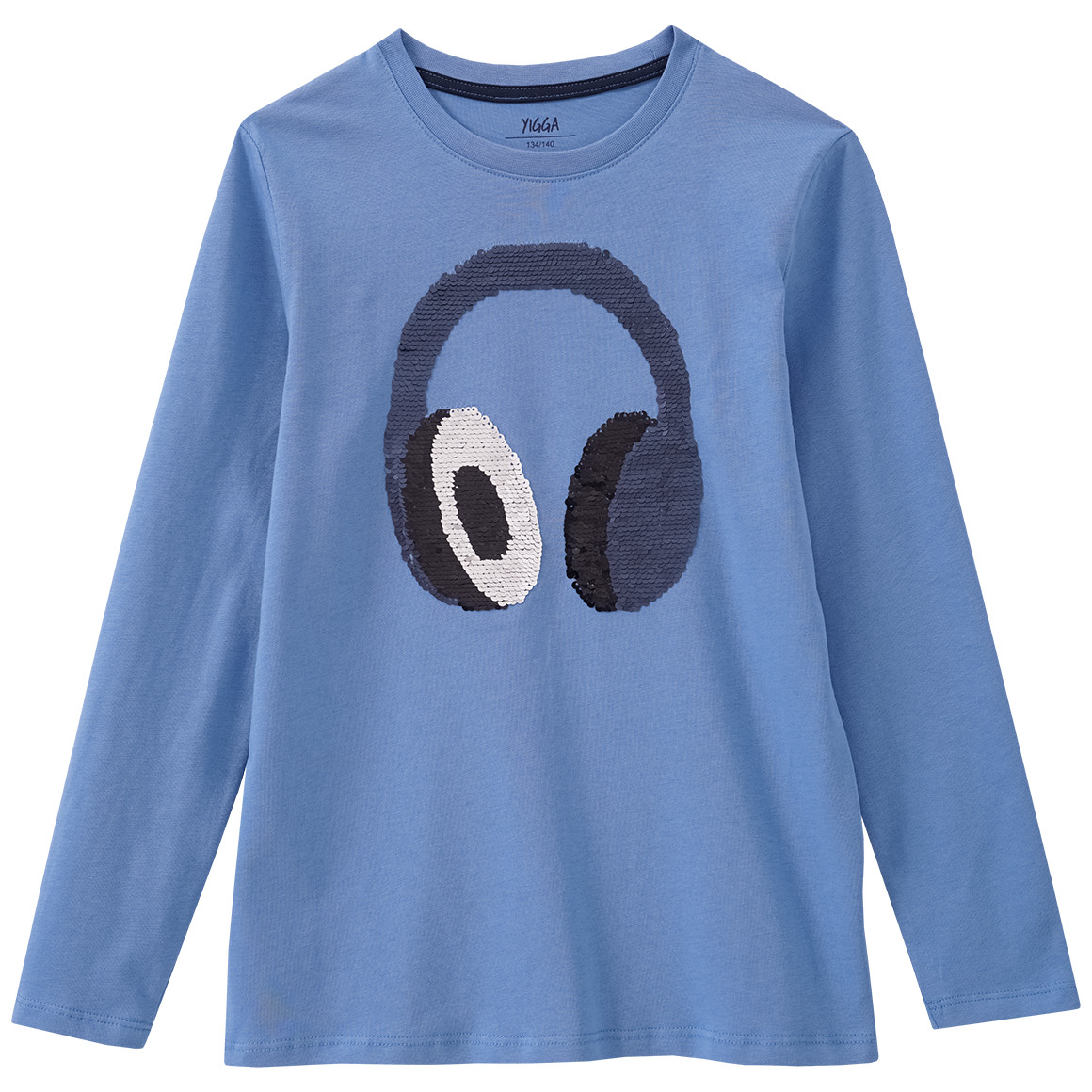 Jungen Langarmshirt mit Wendepailletten