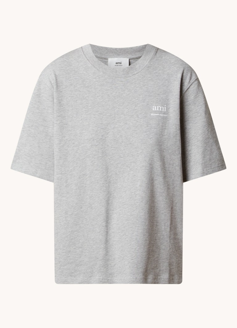 Tricou AMI Paris din bumbac organic cu logo