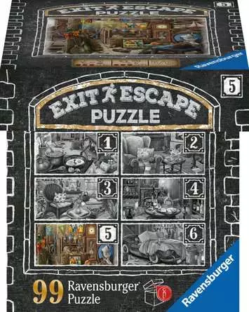 Puzzle 99 Teile - Im Gutshaus - Dachboden