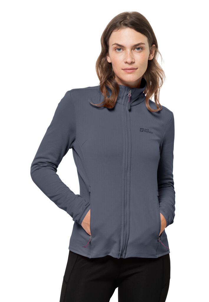PEAK GRID FLEECE W Fleecejacke Damen