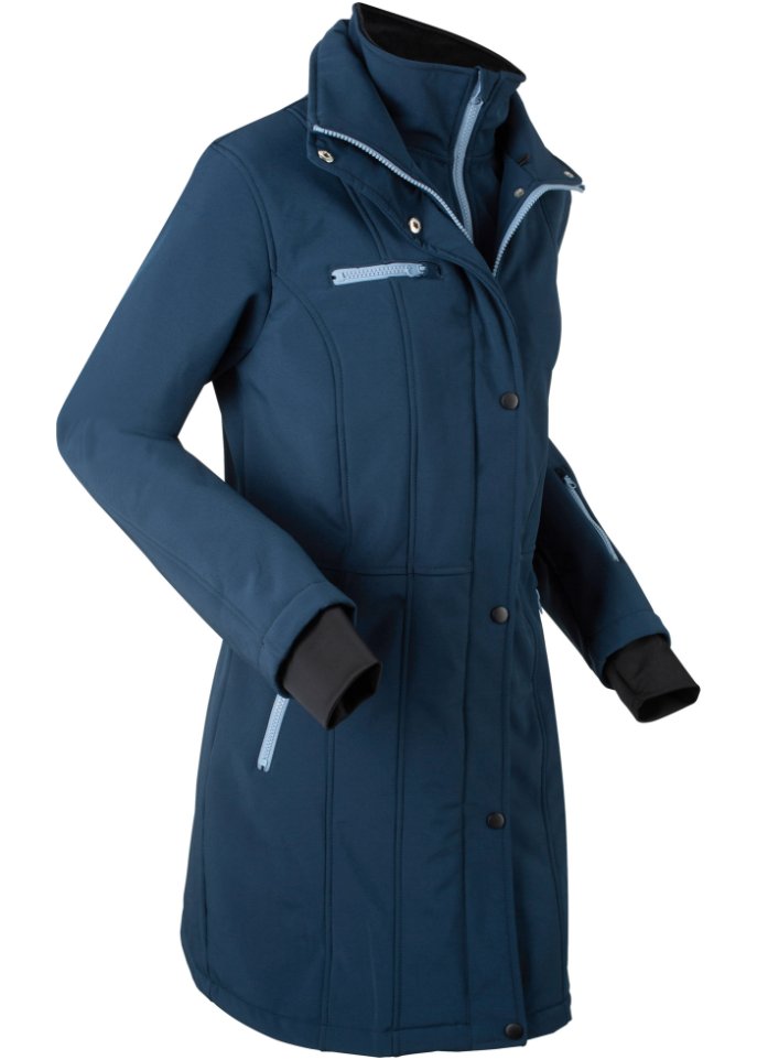 Stretch-Softshelljacke, 2 in 1-Optik