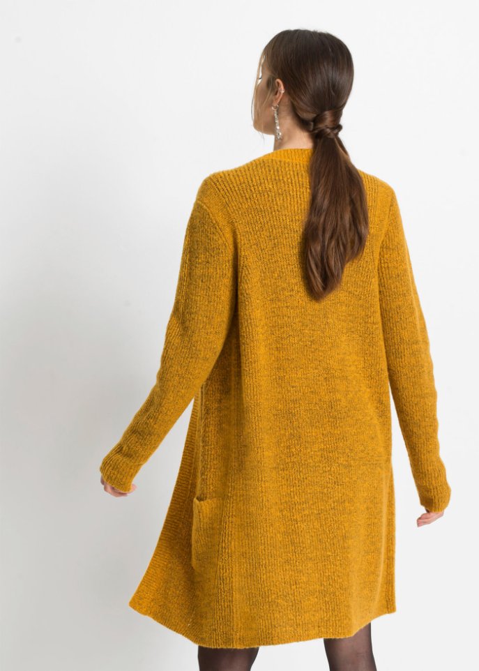 Longstrickjacke