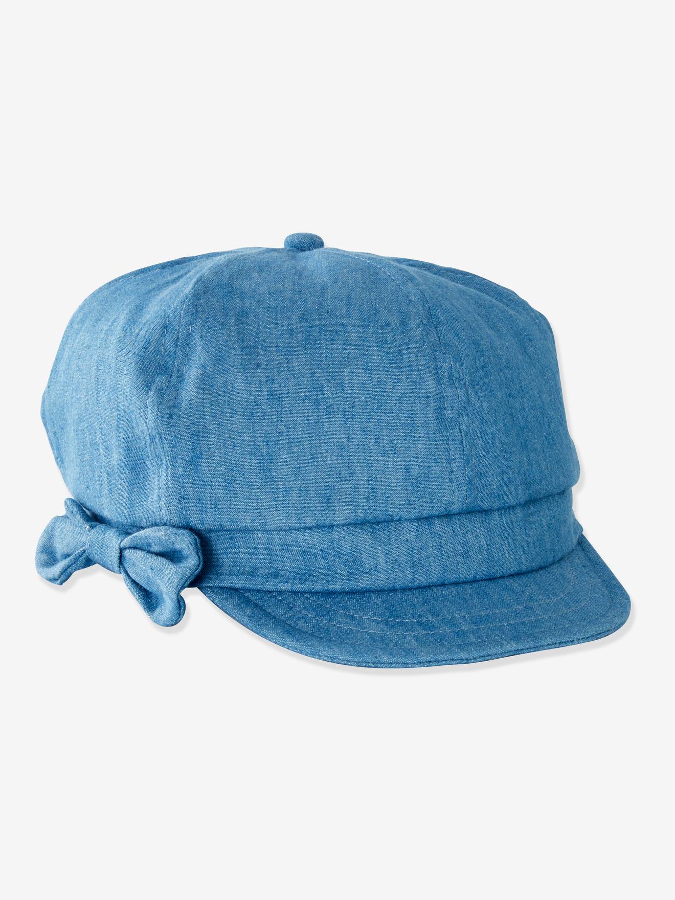 Casquette gavroche en denim fille denim