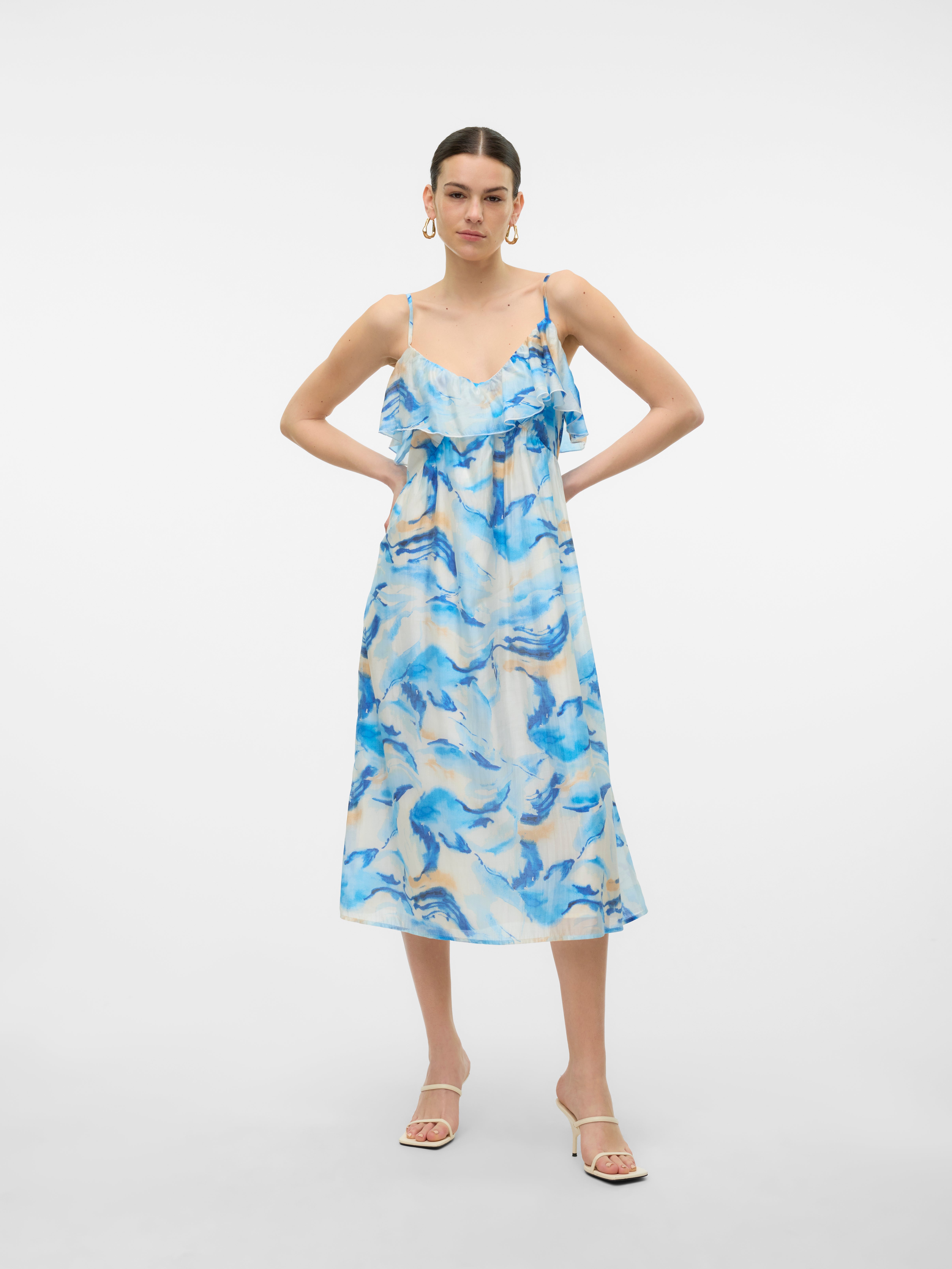 VMOSANA Langes Kleid