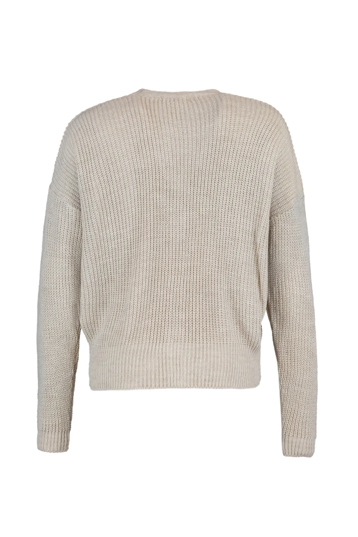 Trendyol Collection  Strickjacke mit Steinknopfdetail TWOAW21HI0104