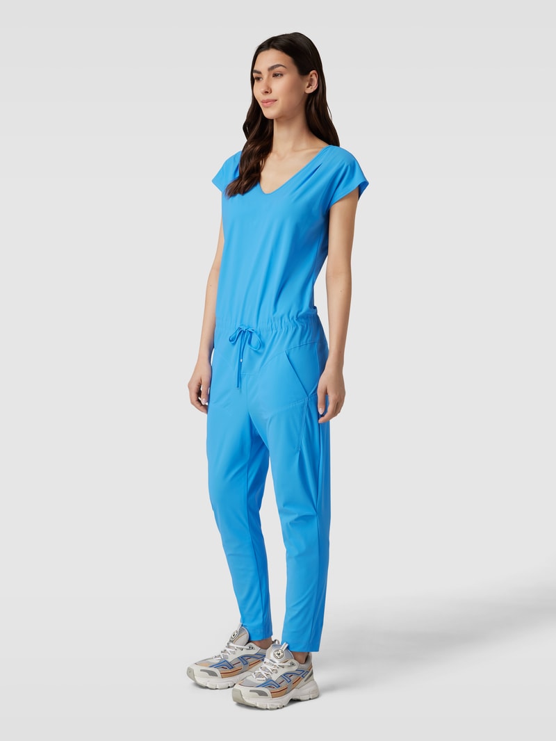 Jumpsuit mit V-Ausschnitt Modell 'GIRA' in royalblau