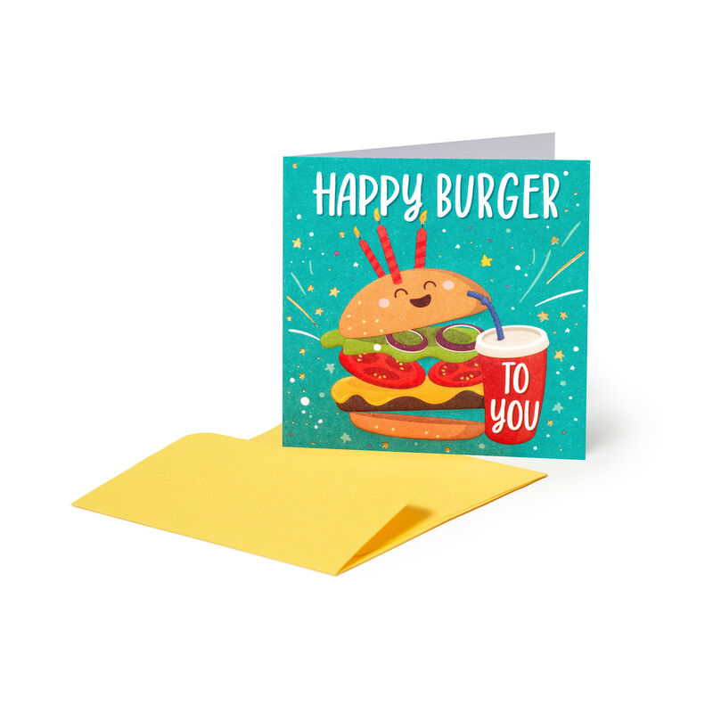 Narodeninová pohľadnica - Burger