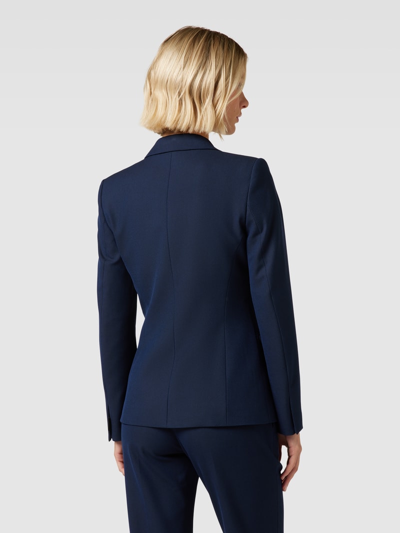 Blazer mit Pattentaschen Modell 'Adalas' in marineblau