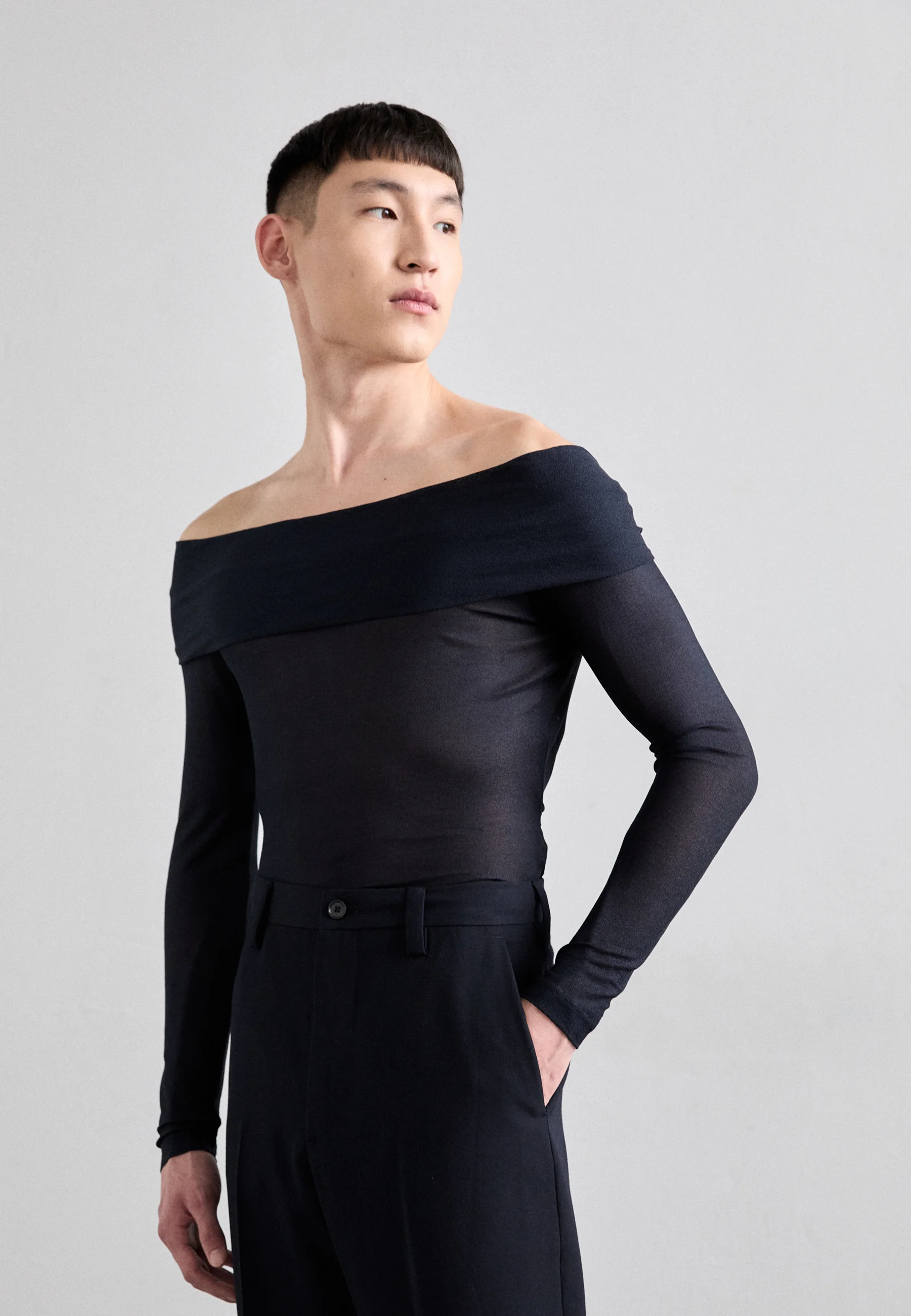 GmbH OFF SHOULDER LONG SLEEVE - Camiseta de manga larga