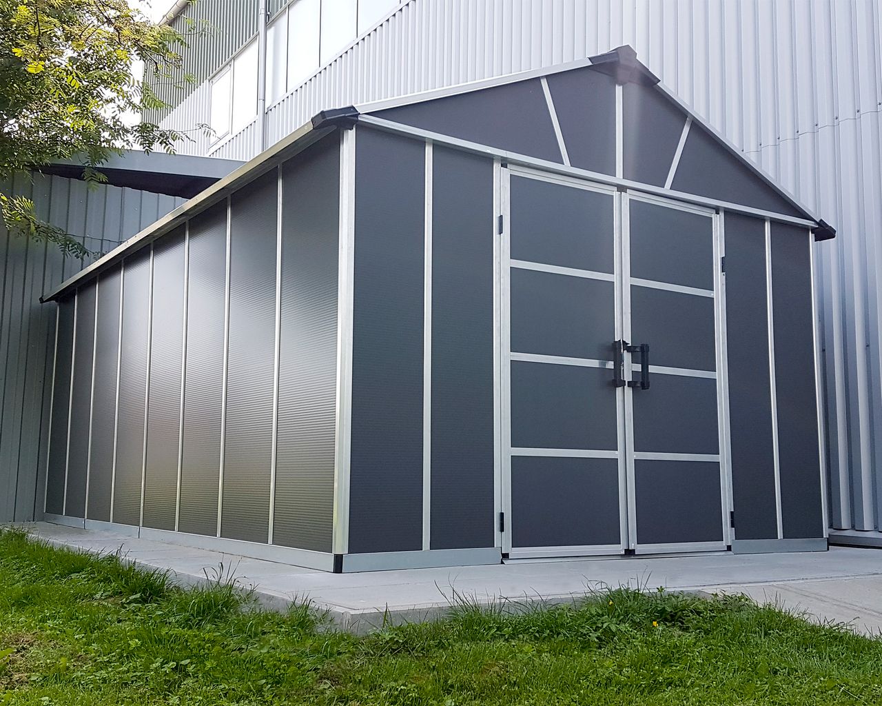 Canopia by Palram Gerätehaus Yukon  519x332cm Dunkelgrau