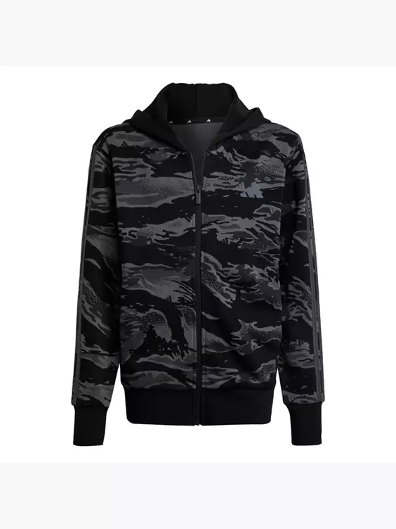 adidas Seasonal Essentials Camo Kids Kapuzenjacke
