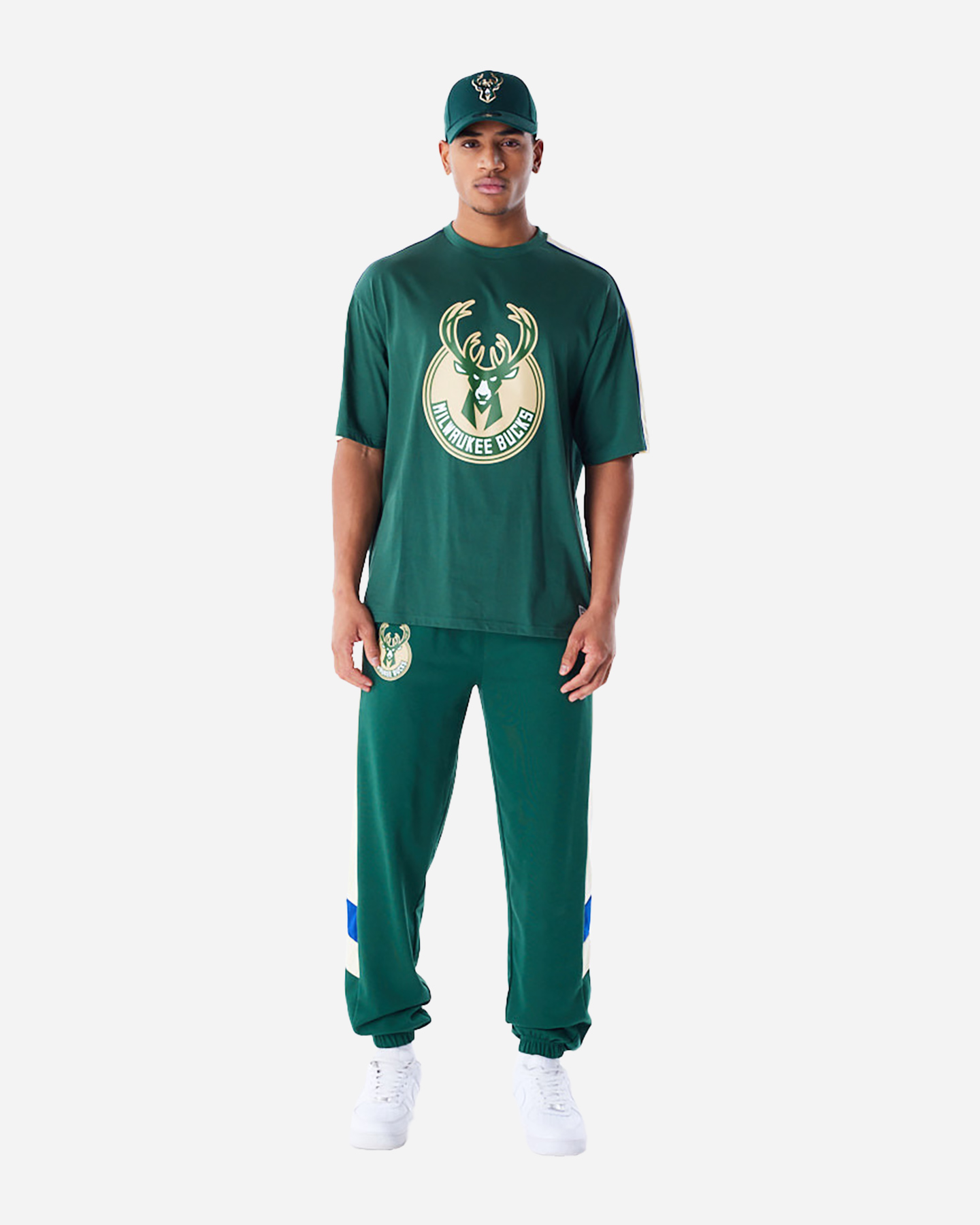 Basketbalové oblečenie New Era Panel Os Bucks M 60564796