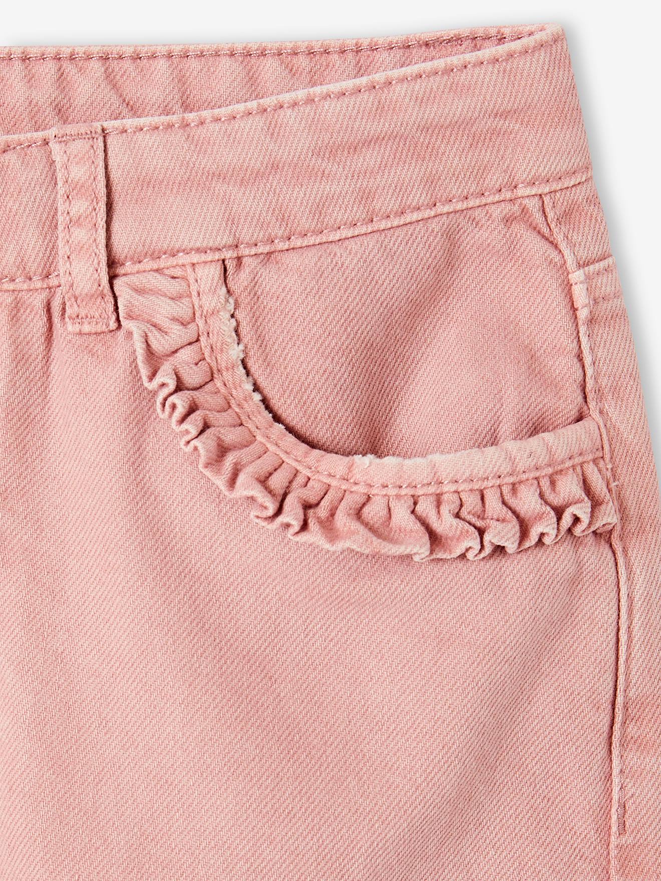 Vertbaudet Gerade Mädchen Hose, Hüftweite COMFORT - blush