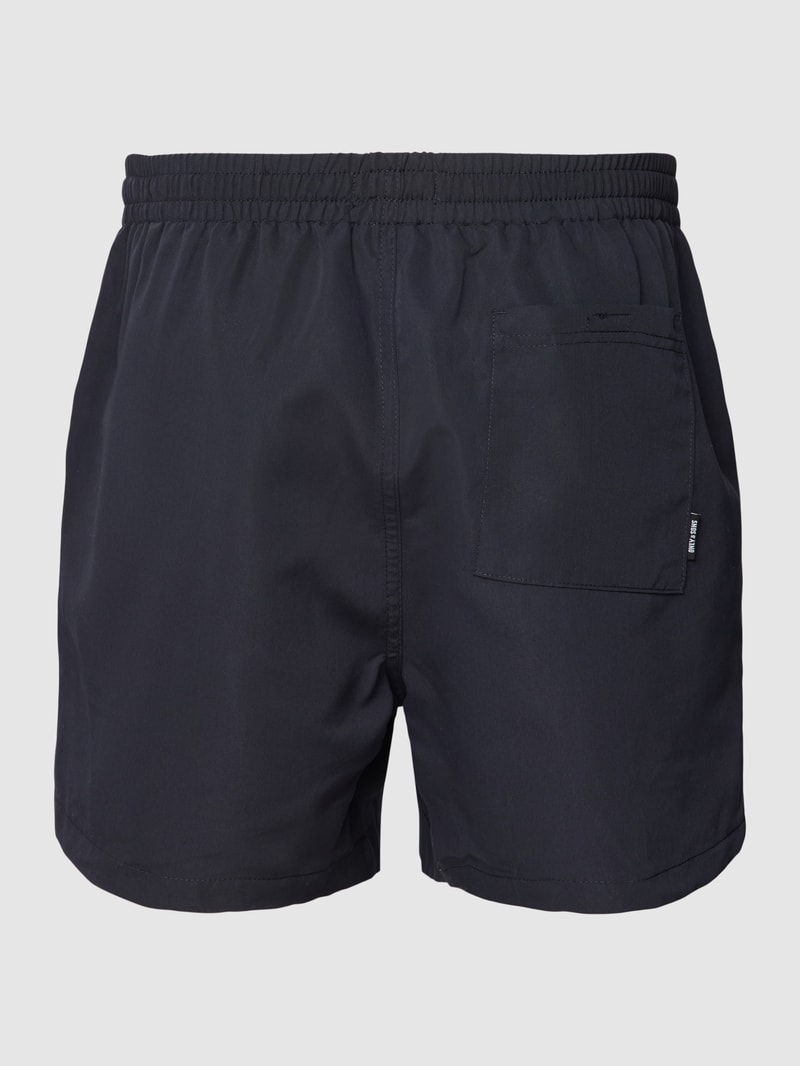 Badehose mit elastischem Bund Modell 'TED' in dunkelblau