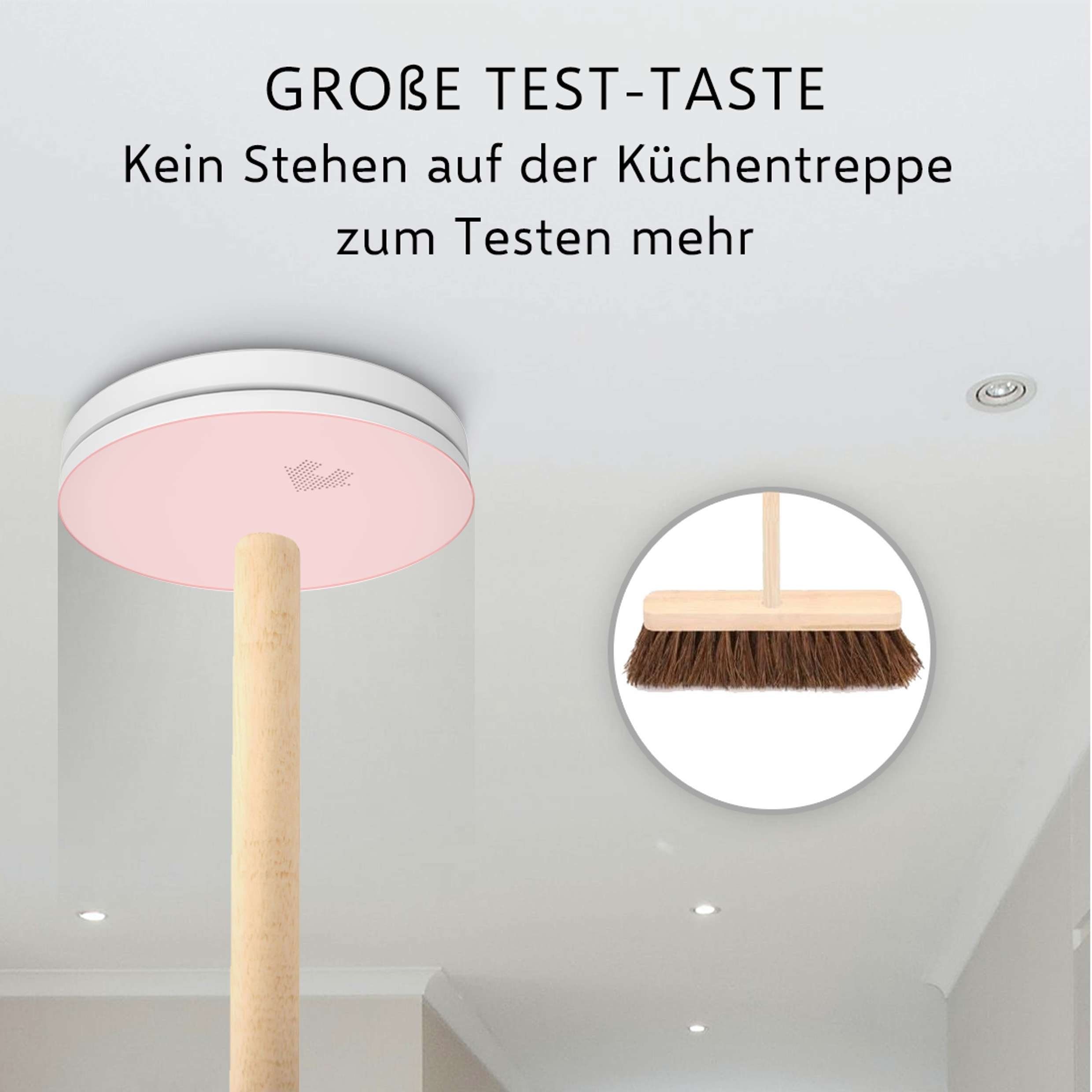 Elro FS4610 Rauchmelder (Ultraflach, 10-Jahres Batterie, Mit Q-Label)