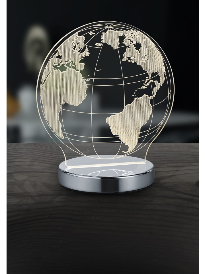 Reality Leuchten Tischleuchte GLOBE in chrom günstig kaufen onesize