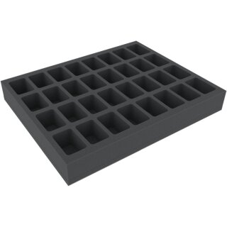 40 mm Full-Size Schaumstoffeinlage mit 32 Fächern