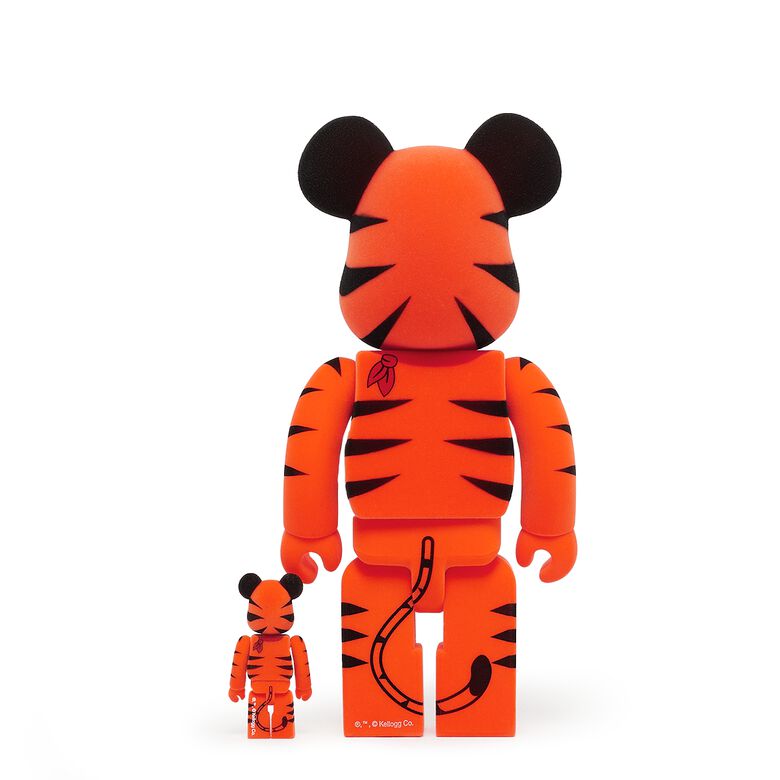 Medicom Bearbrick Tony The Tiger Flocky 100%&400& multicolor